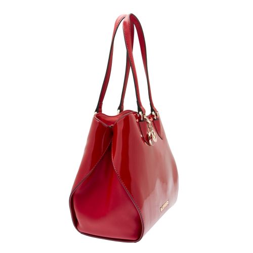 Womens Red Winter Pascal Patent Tote Bag 46127 by Valentino from Hurleys