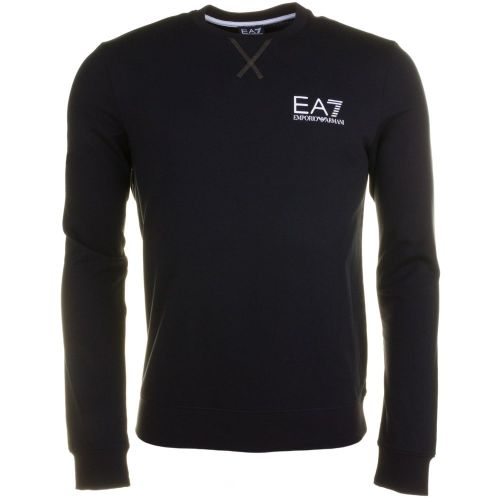 Mens Black Training Core Identity Crew Sweat Top 64271 by EA7 from Hurleys