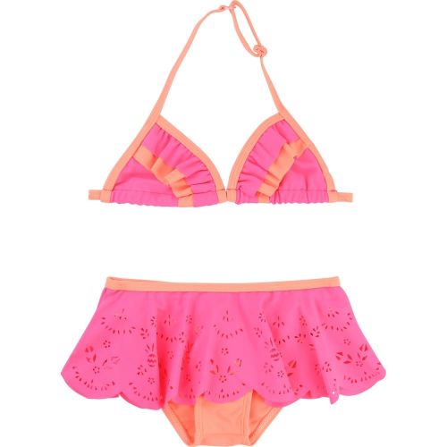 Girls Pink Frill Bikini Set 71147 by Billieblush from Hurleys