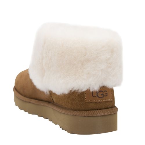 Womens Chestnut Classic Mini Fluff Boots 46323 by UGG from Hurleys