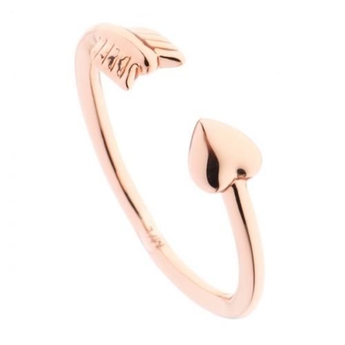 Womens Rose Gold Cassea Cupids Arrow Ring 16021 by Ted Baker from Hurleys