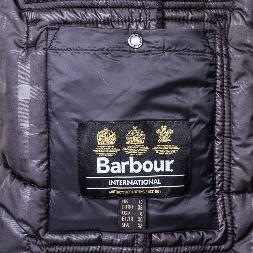 Womens Black Fairing Quilted Parka 69325 by Barbour International from Hurleys