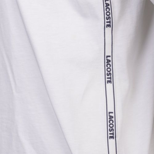 Mens White Tape Story S/s T Shirt 103462 by Lacoste from Hurleys