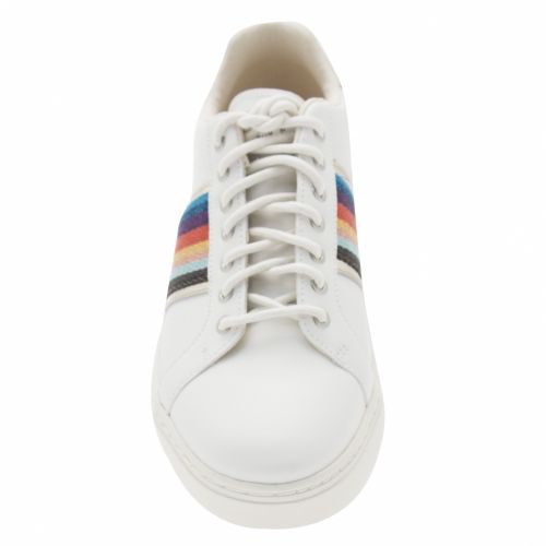 Womens White Lapin Multicoloured Stripe Trainers 35655 by PS Paul Smith from Hurleys