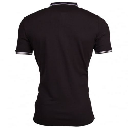 Mens Black Tipped Modern Fit S/s Polo 19188 by Armani Jeans from Hurleys