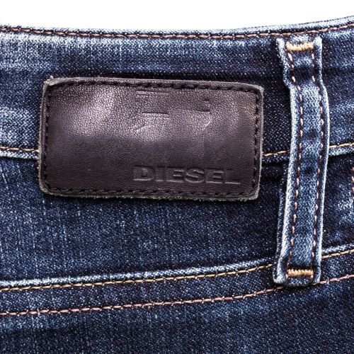 Womens Blue Wash Skinzee Super Skinny Fit Jeans 66241 by Diesel from Hurleys