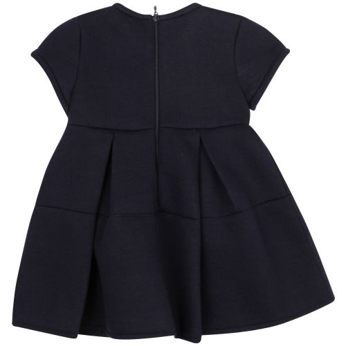 Infant Navy Bow Pleated Dress 48485 by Mayoral from Hurleys