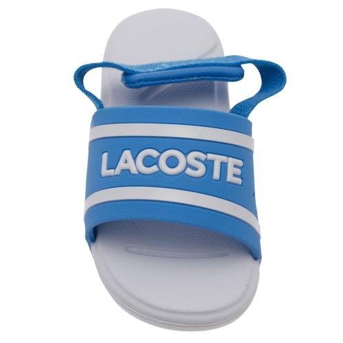 Infant Blue L.30 Slides 25678 by Lacoste from Hurleys