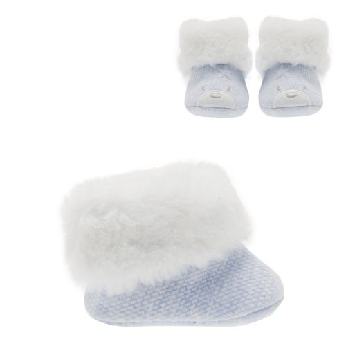 Baby Sky Soft Bear Booties 29766 by Mayoral from Hurleys
