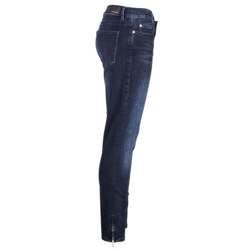 Womens Dark Blue Wash J10 Irvine Coated Slim Fit Jeans 68214 by BOSS from Hurleys