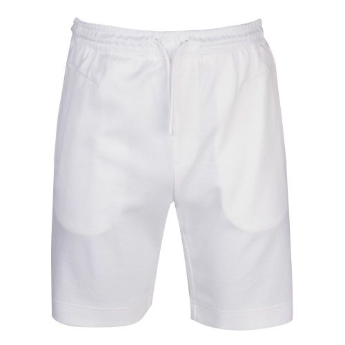 Athleisure Mens White Headlo Sweat Shorts 26609 by BOSS from Hurleys