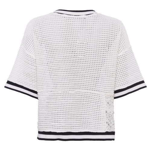 Womens Summer White Vosporos Mix Knitted Jumper 21240 by French Connection from Hurleys