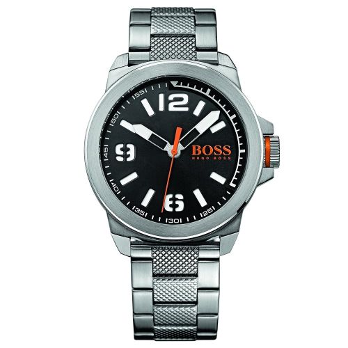 Watches Mens Black Dial New York Bracelet Strap Watch 68722 by BOSS Orange from Hurleys