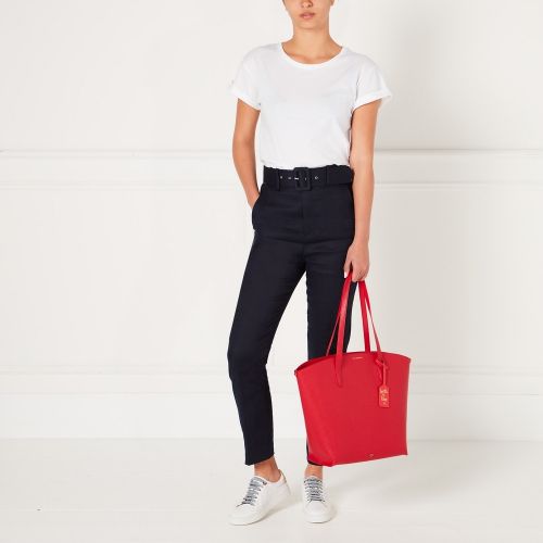 Womens Classic Red Agnes Tote Bag 47389 by Lulu Guinness from Hurleys