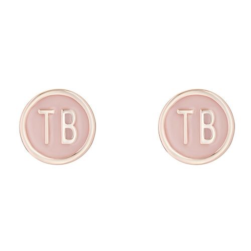 Womens Rose Gold/Baby Pink Dollsa Dolly Mix Studs 76353 by Ted Baker from Hurleys