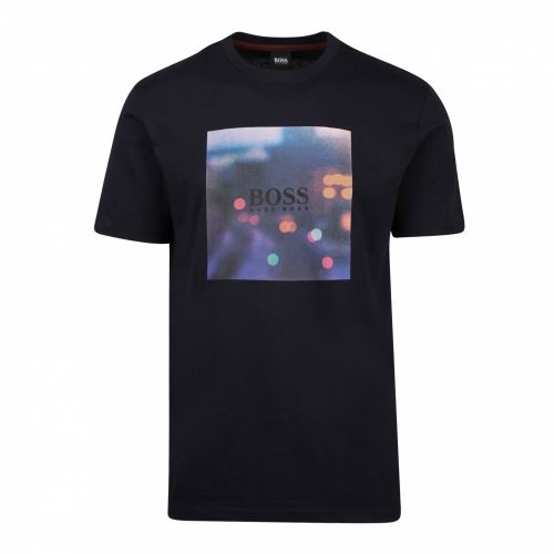 Casual Mens Dark Blue TipOff 3 S/s T Shirt 51580 by BOSS from Hurleys