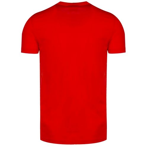 Mens Coral Big Eagle Logo S/s T Shirt 37041 by Emporio Armani from Hurleys
