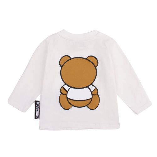 Baby Cloud Toy Logo L/s T Shirt 91183 by Moschino from Hurleys