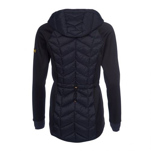 Womens Black Playoff Hybrid Sweat Jacket 79124 by Barbour International from Hurleys