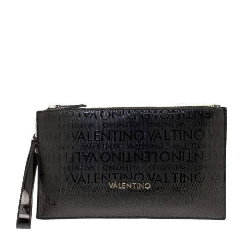 Valentino By Mario Valentino Womens Black Serenity Logo Clutch 33592 by Valentino from Hurleys
