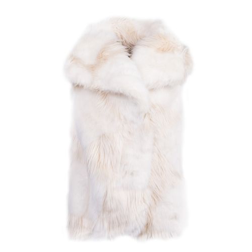 Womens Classic Cream Marion Faux Fur Wrap Gilet 33928 by French Connection from Hurleys