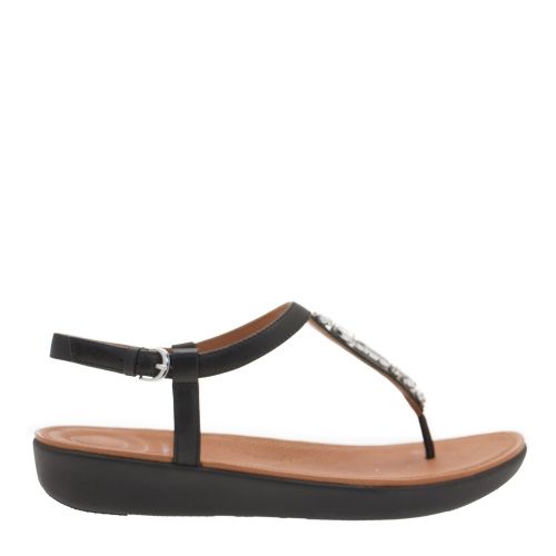 Womens Black Tia Bejewelled Sandals 32741 by FitFlop from Hurleys