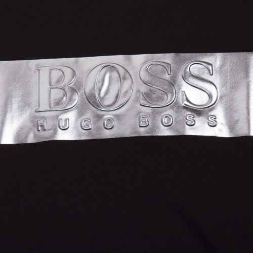 Casual Womens Black/Silver Teshine S/s T Shirt 51509 by BOSS from Hurleys