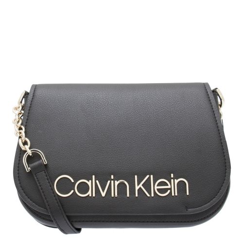 Womens Black Dressed Up Chain Crossbody Bag 42840 by Calvin Klein from Hurleys