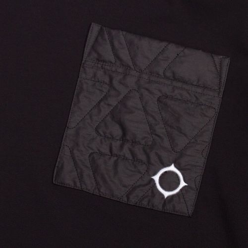 Mens Jet Black Quilted Pocket S/s T Shirt 94951 by MA.STRUM from Hurleys