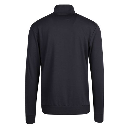 Mens Dark Blue Silicone Logo Sweat Jacket 45262 by BOSS from Hurleys