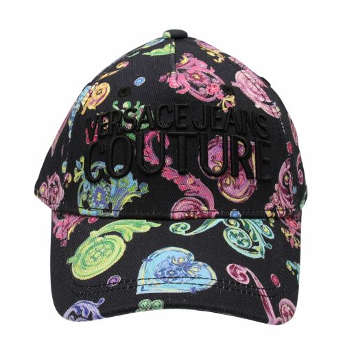 Womens Black Jewel Print Cap 55098 by Versace Jeans Couture from Hurleys