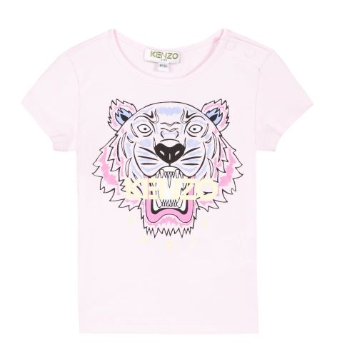 Baby Sweet Pink Tiger BG 1 S/s T Shirt 23635 by Kenzo from Hurleys