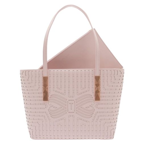 Womens Bright Pink Breeana Cut Out Bow Shopper Bag 22882 by Ted Baker from Hurleys