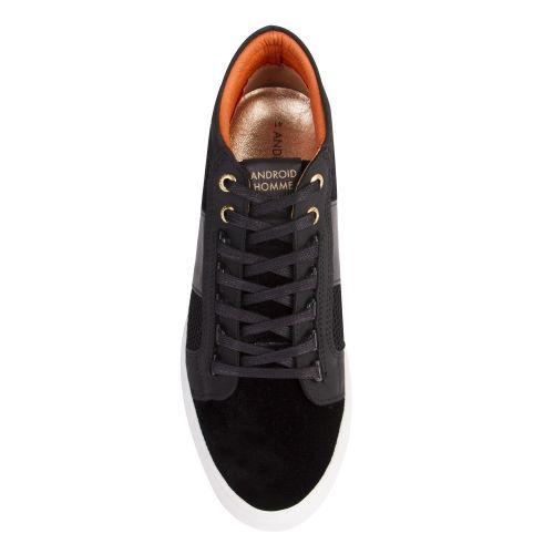 Mens Black Velvet Propulsion Mid Geo Trainers 46425 by Android Homme from Hurleys