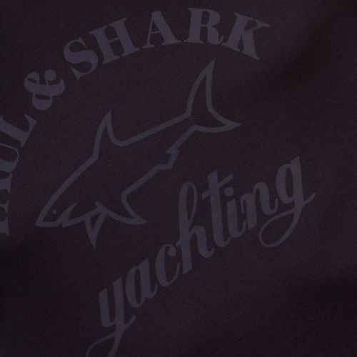 Paul & Shark Mens Black Tonal Logo Shark Fit S/s T Shirt 13685 by Paul And Shark from Hurleys