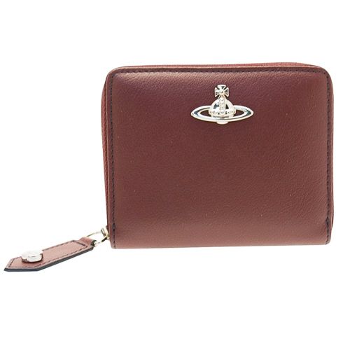 Womens Bordeaux Cambridge Small Zip Purse 15895 by Vivienne Westwood from Hurleys