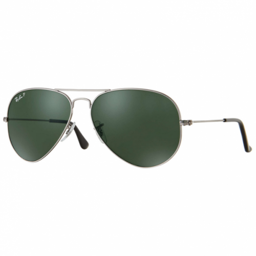 Gunmetal RB3025 Aviator Large Sunglasses 14414 by Ray-Ban from Hurleys