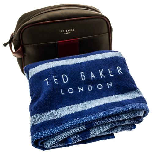 Mens Chocolate Nostry Towel Washbag 72054 by Ted Baker from Hurleys
