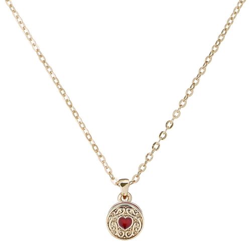 Womens Pale Gold/Red Baltia Biscuit Button Pendant 40573 by Ted Baker from Hurleys