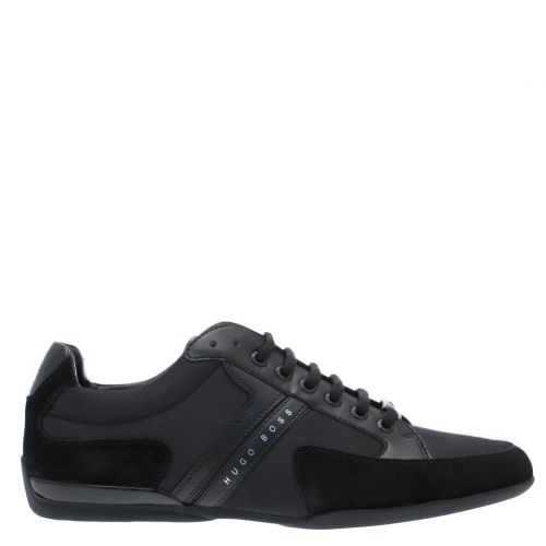 Athleisure Mens Black Spacit Trainers 67135 by BOSS from Hurleys
