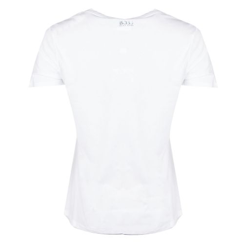 Casual Womens White Tedecent S/s T Shirt 34493 by BOSS from Hurleys