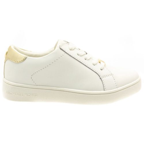 Girls White Zia Ivy Irving Trainers (31-36) 68780 by Michael Kors from Hurleys