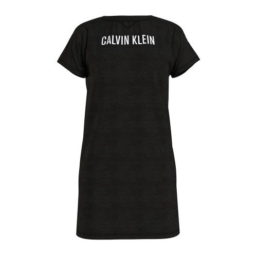 Womens Black Logo T Shirt Dress 84532 by Calvin Klein from Hurleys