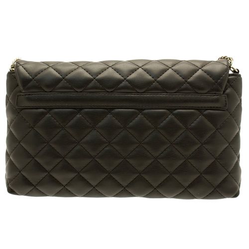 Womens Black Quilted Cross Body Bag 15678 by Love Moschino from Hurleys