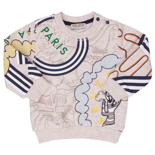 Baby Marled Sable Bruce Sweat 71039 by Kenzo from Hurleys