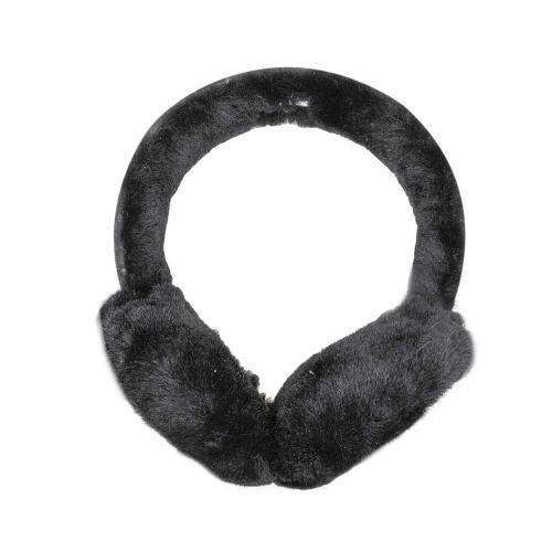 Womens Black Sheepskin Bluetooth Earmuff 98160 by UGG from Hurleys