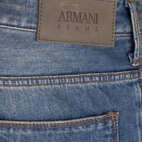 Mens Blue J06 Slim Fit Jeans 69569 by Armani Jeans from Hurleys