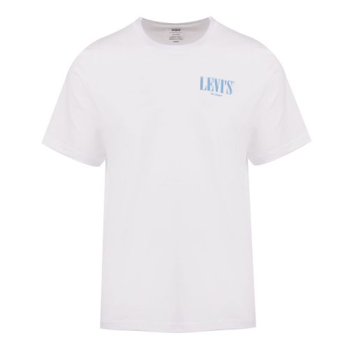 Mens White Relaxed Serif S/s T Shirt 76708 by Levi's from Hurleys