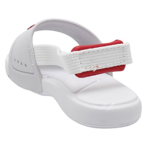 Infant White/Dark Pink L.30 Croc Slides (3-9) 55727 by Lacoste from Hurleys