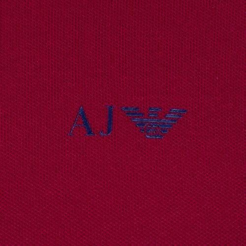 Mens Bordeaux Tipped Slim Fit S/s Polo Shirt 61346 by Armani Jeans from Hurleys